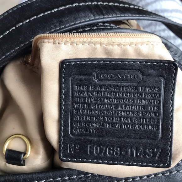 Coach Brown Leather Bucket Bag - Picture 5 of 5